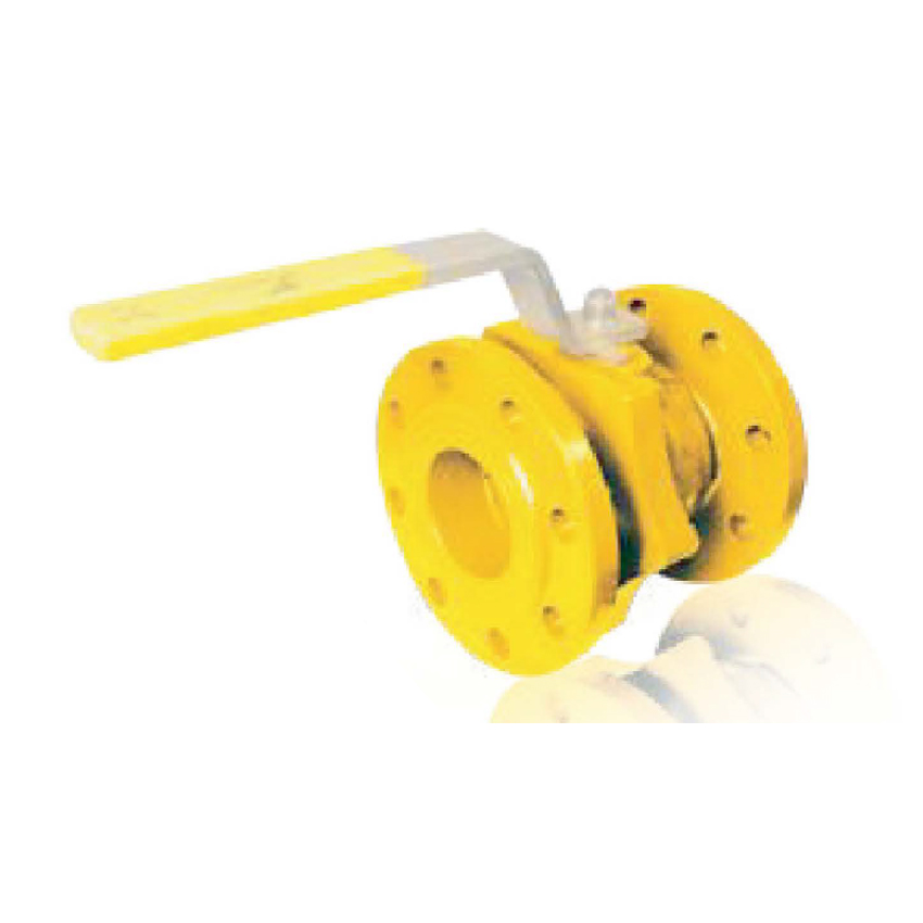 2 Parçalı Tam Geçişli Doğalgaz Vanası