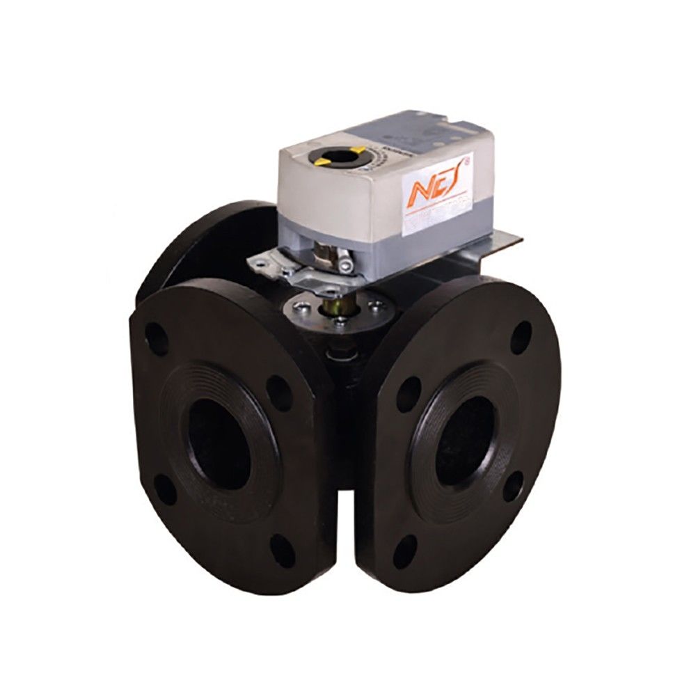 Üç Yollu Motorlu Sıcak Su Kontrol ve Karışım Vanaları